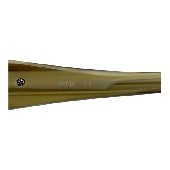 Vintage Oakley Sunglasses "Script" Cappuccino Brown to Clear Gradient Oversized - Picture 4 of 5